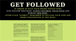 Desktop Screenshot of getfollowed.tumblr.com