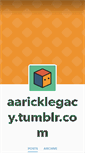 Mobile Screenshot of aaricklegacy.tumblr.com