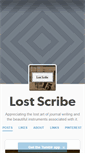 Mobile Screenshot of lostscribe.tumblr.com