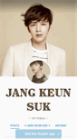 Mobile Screenshot of jangkeunsuk.tumblr.com