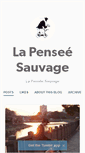 Mobile Screenshot of lapenseesauvage.tumblr.com