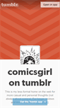 Mobile Screenshot of comicsgirl.tumblr.com