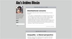 Desktop Screenshot of alexs-archives.tumblr.com
