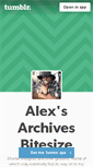 Mobile Screenshot of alexs-archives.tumblr.com