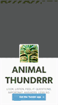 Mobile Screenshot of animalthunder.tumblr.com