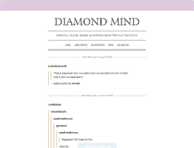 Tablet Screenshot of diamondmind.tumblr.com