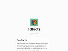 Tablet Screenshot of 1dfacts.tumblr.com