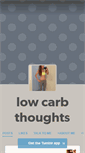 Mobile Screenshot of lowcarbthoughts.tumblr.com