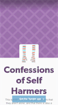 Mobile Screenshot of confessions-of-self-harmers.tumblr.com