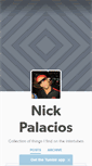 Mobile Screenshot of nickpalacios.tumblr.com