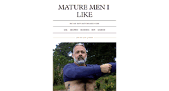 Desktop Screenshot of maturemenilike.tumblr.com