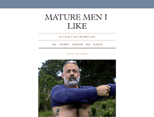 Tablet Screenshot of maturemenilike.tumblr.com