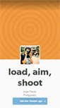 Mobile Screenshot of loadaimshoot.tumblr.com