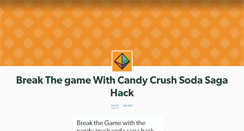 Desktop Screenshot of candycrushsodasagahack04.tumblr.com