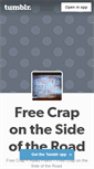 Mobile Screenshot of freecraponthesideoftheroad.tumblr.com