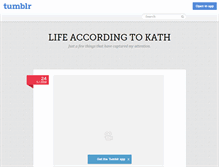 Tablet Screenshot of lifeaccordingtokath.tumblr.com