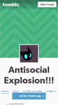 Mobile Screenshot of antisocialexplosion.tumblr.com