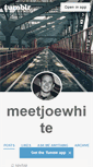Mobile Screenshot of meetjoewhite.tumblr.com