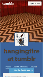 Mobile Screenshot of hangingfire.tumblr.com