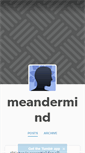 Mobile Screenshot of meandermind.tumblr.com