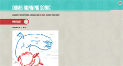 Desktop Screenshot of dumbrunningsonic.tumblr.com