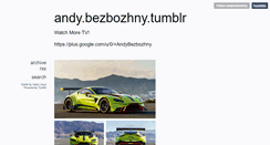 Desktop Screenshot of andybezbozhny.tumblr.com
