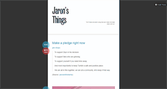 Desktop Screenshot of jaronsthings.tumblr.com