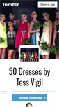 Mobile Screenshot of 50dresses.tumblr.com