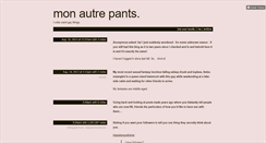 Desktop Screenshot of monautrepants.tumblr.com