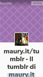 Mobile Screenshot of maury-it.tumblr.com