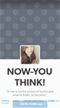 Mobile Screenshot of now-youthink.tumblr.com