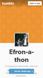 Mobile Screenshot of efronathon.tumblr.com