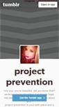Mobile Screenshot of project-prevention.tumblr.com