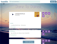 Tablet Screenshot of daretodance.tumblr.com