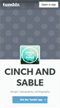 Mobile Screenshot of cinchandsable.tumblr.com