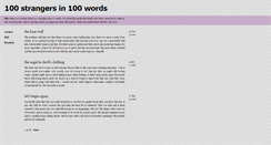 Desktop Screenshot of 100stories.tumblr.com