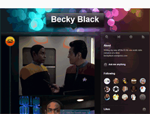 Tablet Screenshot of beckyblackbooks.tumblr.com