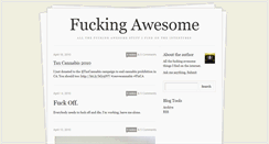 Desktop Screenshot of fucking-awesome.tumblr.com