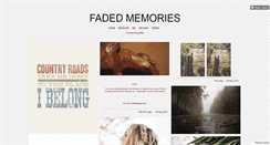 Desktop Screenshot of faded-memori3s.tumblr.com