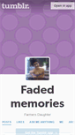 Mobile Screenshot of faded-memori3s.tumblr.com