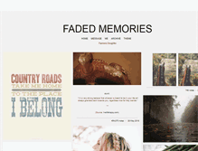 Tablet Screenshot of faded-memori3s.tumblr.com