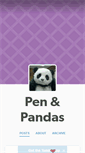 Mobile Screenshot of penandpandas.tumblr.com