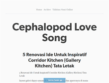 Tablet Screenshot of cephalopodlovesong.tumblr.com