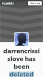 Mobile Screenshot of darrencrissislove.tumblr.com