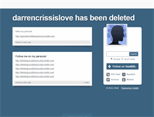 Tablet Screenshot of darrencrissislove.tumblr.com