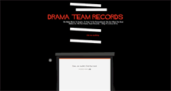 Desktop Screenshot of dramateamrecords.tumblr.com