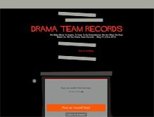 Tablet Screenshot of dramateamrecords.tumblr.com