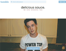 Tablet Screenshot of delicioussauce.tumblr.com