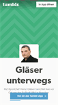 Mobile Screenshot of glaeserunterwegs.tumblr.com