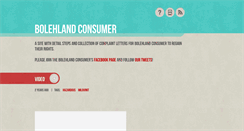 Desktop Screenshot of bolehland-consumer.tumblr.com